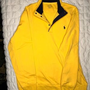Polo by Ralph Lauren Bright Yellow Zip-Up Sweater